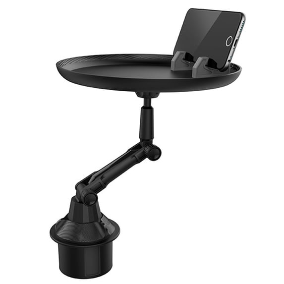 COFEST Car Cup Holder Tray and Cup Holder Expander for Car-Enjoy Your Meal-Cup Holder Extender Beverage,Coffee,Food Storage Rack,Water Cup,Mobile Phone Holder Black B