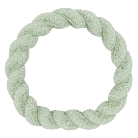 COFEST Car Steering Wheel Cover with Soft Warm Non-Slip Car Decoration Car Wheel Protector Universal Fits 14-15 Inches Green
