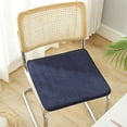 thumbnail image 1 of COFEST Classic Vintage Cotton Seat Cushion with Non-Slip Backing, 17x17 Inches for All Seasons - Comfy Office Chair Pad in Bright Colors Blue, 1 of 6