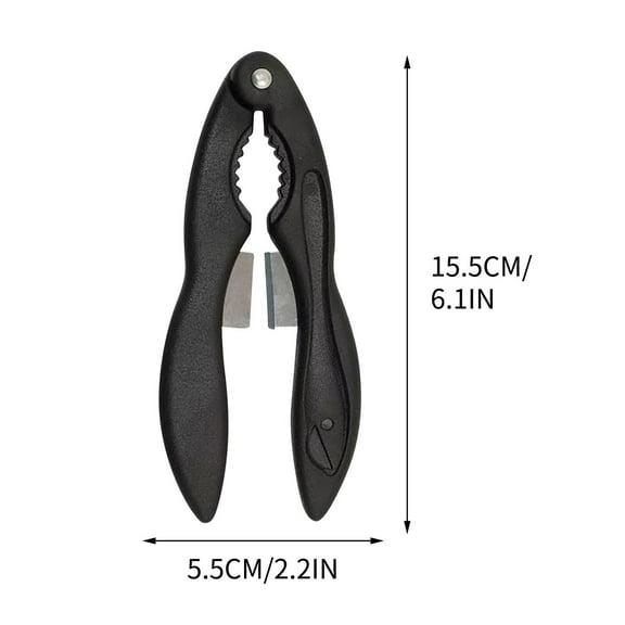 COFEST Crab Leg Crackers and Tools-Lobster Crackers and Picks Set Shellfish Crab Claw Cracker Stainless Steel Seafood Crackers & Forks-lobster tools for eating Black