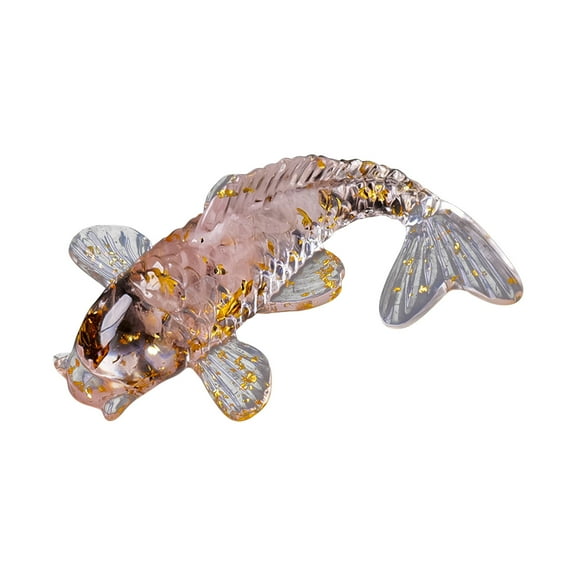 COFEST Crystal Fish Decoration - Exquisite Craftsmanship, High-Quality Materials, Versatile Home Ornament with Artistic Value and Feng Shui Significance D