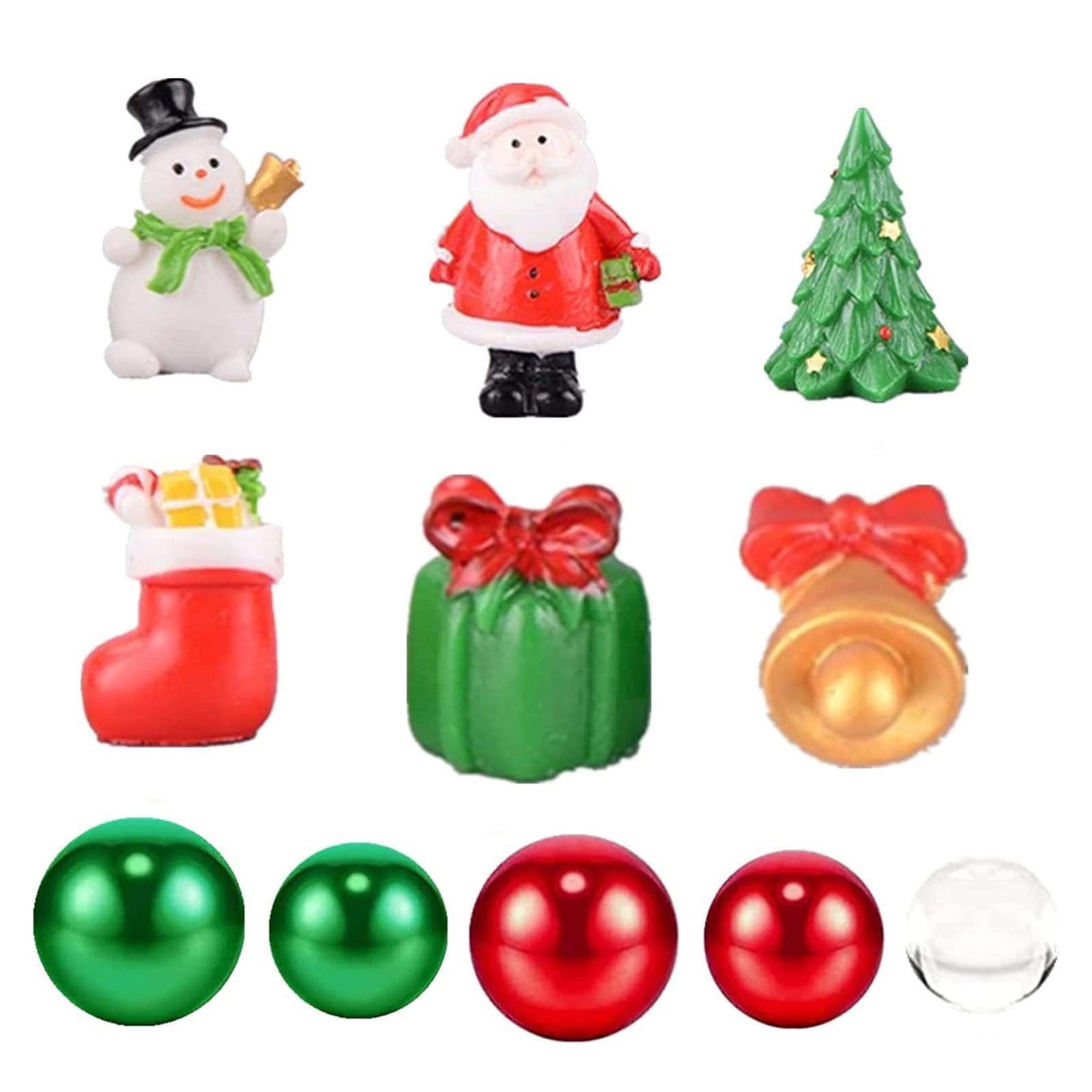 COFEST Decoration Ornaments,Christmas Vase Filler Beads Floating Pearls