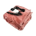 thumbnail image 1 of COFEST Electric Blankets,100*75CM Car Heated Blanket Electric Throw,9 Fast Heating Modes&8h Auto Off&Overheat Protection,Machine Washable ETL Flannel Electric Blanket Throw,Pink,, 1 of 5