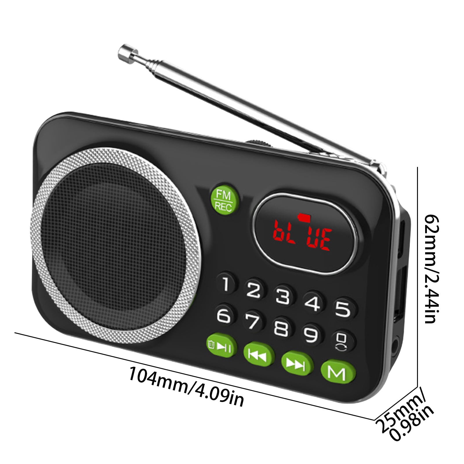 COFEST Electronics Gadgets,Mini Portable OldFashioned Radio Multi