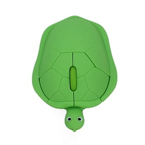 COFEST Electronics Gadgets,USB Wired Mouse Creative 3D Cute Animal Turtle Shaped Optical Mice Corded Kids Mini Mouse for PC Laptop Computer,Green,