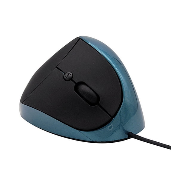 COFEST Electronics Gadgets,Wired Ergonomic Vertical Mouse With 3 DPI Modes,6 Buttons,Experience The Comfort Of Working,Blue,