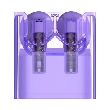 COFEST Electronics Gadgets,Wireless Earbuds Bluetooth 5.3 Headphones With 4-Mics Clear Call Bluetooth Earbuds Control Stereo Sound With Led Display Purple