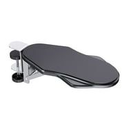 COFEST Ergonomics Desk Extender Tray,Table Mount Arm Wrist Relaxing Shelf,90  Foldable Elbow Arm Support,Clamp On Computer Arm Relaxing For Desk,For Office Home Black