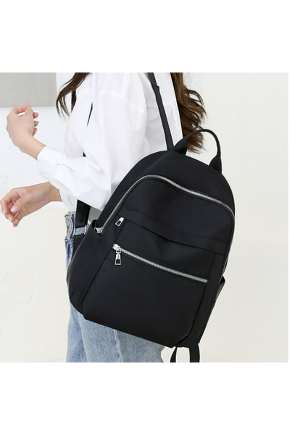 Fashion Ladies Backpack Wallet Oxford Burglarproof Casual Backpack Casual Backpack Backpack Purse for Women Fashion Large Designer Travel Bag Black C