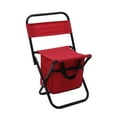 thumbnail image 1 of COFEST Fishing Chair With Storage Bag,Outdoor Folding Chair Compact Fishing Stool Portable Camping Stool Backpack Chair With Oxford Cloth For Beach/Outing /Family Red, 1 of 8