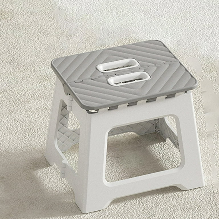 COFEST Foldable Plastic Stool Portable, Quick-Folding, Sturdy