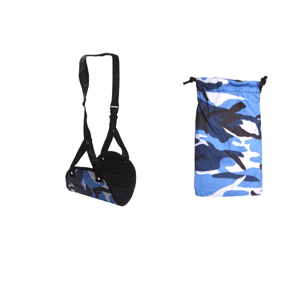 COFEST Foot Rest Airplane Travel Footrest-Flight Leg Hammock Hanger Sling,Travel Foot Break,Airplane Footrest Pad Portable Airplane Foot Break Height Blue