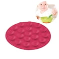 thumbnail image 1 of COFEST Green Silicone Non-slip Suction Cup Placemat for Kids, Heat-Insulating Baby Bowl Mat with Strong Suction, Multifunctional Silica Dish and Cutlery Non-slip Mat Hot Pink, 1 of 7