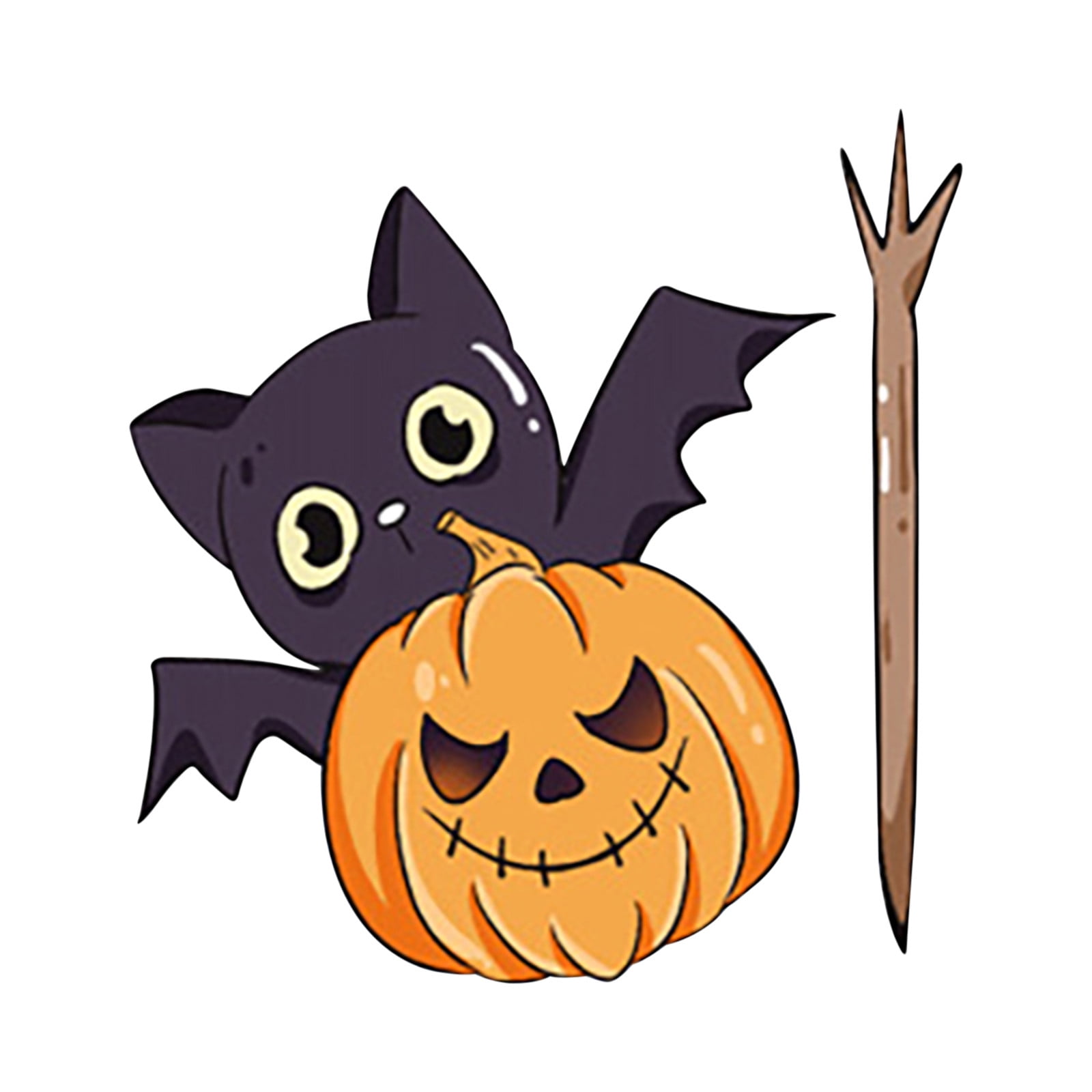 COFEST Halloween Window Decal for Cars Removable Car Wiper Decal Funny