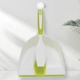 thumbnail image 1 of COFEST Handheld Dustpan and Brush Set for Home Cleaning, Compact Dustpan and Brush with Comfortable Grip, Mini Brush and Dustpan Set for Office and Tabletop. Green, 1 of 6