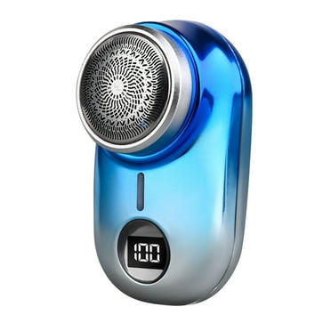COFEST Health & Beauty,Portable Mini Electric Shaver-USB Rechargeable for Men-Compact Design,Quick Shaving,Ideal for Travel,Blue,