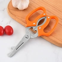 COFEST Heavy Duty Kitchen Scissors,2 in 1 Multi-Function Food Cutter Stainless Steel Kitchen Scissors Cutting Board Chopper Fruit Vegetable Multifunctional Cutter Multicolor