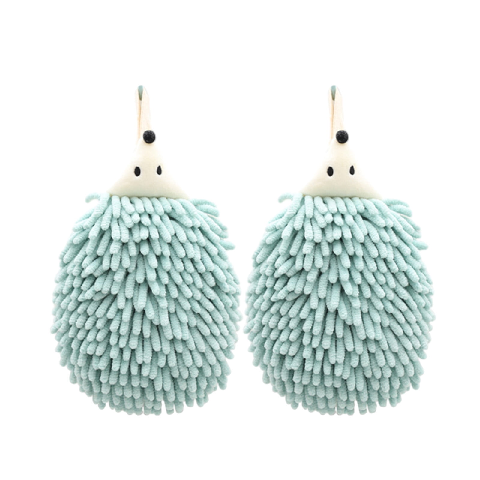 COFEST Hedgehog Chenille Hand Towel Cute Hanging Hand Wipe Ball Hand