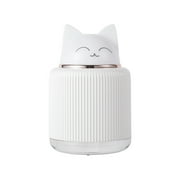 COFEST Home Appliances,Cute Cat Mini Humidifier-Mini Cat Cool Mist Humidifier,Small humidifier for Desk & Plants & Office with USB 2 LED Colors,2 Spray Modes,Auto Shutoff,Quiet White