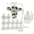 thumbnail image 1 of COFEST Home Decoration,14 PCS Wooden 3D Cow Themed Baby Monthly Markers Birth Announcement,Wooden Milestone Baby Announcement Monthly Sign,Mom Gift Ideas,Black,B, 1 of 7