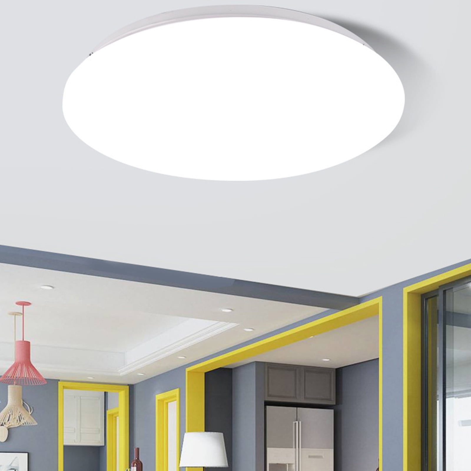 COFEST Home Decoration C lestick Light Fixture,9in Flush Mount Light ...