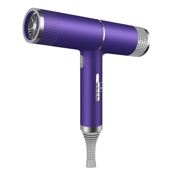 COFEST Home essentials,Hair Dryer,Lightweight Travel Hair Dryer For Normal And Curly Hair,Including Curly Hair Styling Nozzle Hair Dryer Smart Inverter High Power,Purple,
