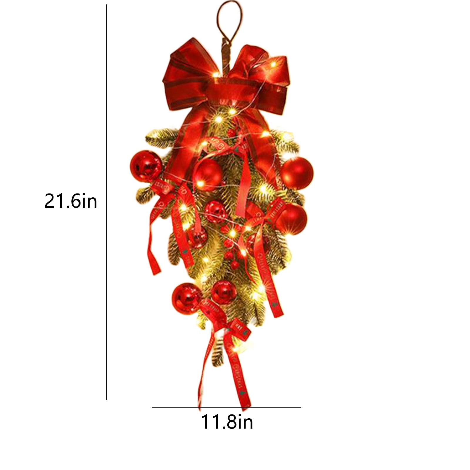 COFEST Home &kitchen,Christmas Swags For Decorating Outdoor,Garland