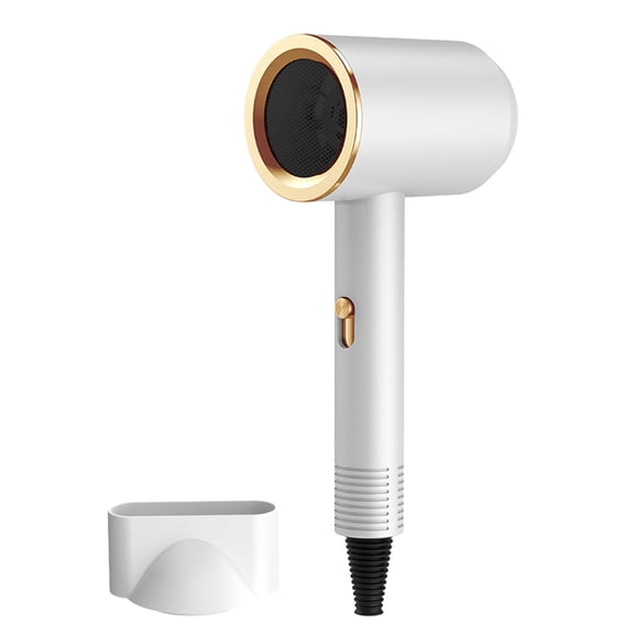 COFEST Home &kitchen,Electric Hair Dryer High-power Electric Hair Dryer Home Hair Dryer Hot Wind Comb Hair Salon Blowing Comb,White,