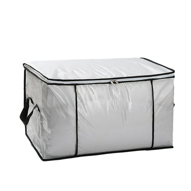 COFEST Home kitchen Large Capacity Clothing Storage Bag Clothing Storage Bags With Handle And Zipper Travel Moving Bags For Small Clothes Throw
