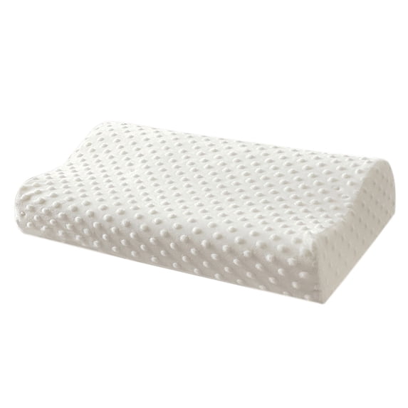 COFEST Foam Mote Neck Pillow Core, Shape Memory Foam Pillow, Pillow Height Adjustment, Ergonomic Pillow Suitable for Neck and Shoulder Pain, Orthopedic Cervical Pillo White