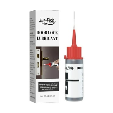 COFEST Household Essentials,DIY Tool 60ml Powder Lubricant For Hinge Lock Car Padlock Engine Cover Garage Door Lube Door Lock Tool For Car Gate Engine Cover Door Door Lock Imaginative Rhin,White,