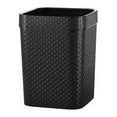 thumbnail image 1 of COFEST Imitation Rattan Home Large Trash Can For Home Or Office,Desk Trash Can-Lightweight,Sturdy For Under Desk,Kitchen,Bedroom,Den,Dorm Room Black, 1 of 6