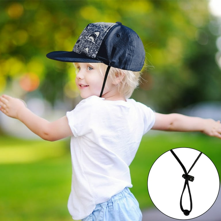 COFEST Kids Trucker Hat with Chin Strap Basketball Lightweight Toddler Boys Girls Caps Sun Protection Hats Multicolor
