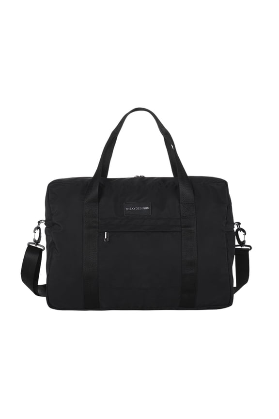 Large Travel Tote Bag,Expandable Gym Tote Bag,Carry On Overnight Bags For Women With Trolley Sleeve Wet Pocket,Travel Duffel Bags Black E