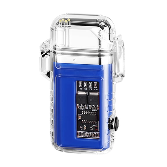 COFEST Lighter,Electronics Cigarettes Lighter,Outdoor Waterproof Cob Lamp,Optional Rotation Telescopic Pulses Dual Arcs Aromatherapy Igniter C