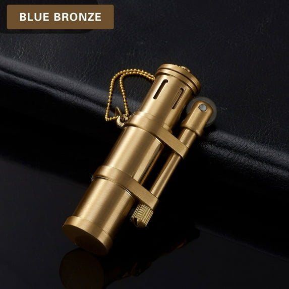 COFEST Lighter,High-End Torch Flame Windproof Lighter Butane Ligther-Vintage Design,Compact Windproof Hole,Reliable Spark C