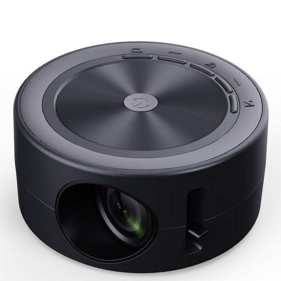 COFEST Mini Projector,Portable 1080p Projector,Outdoor Movie Projector Home Movie LED Video Projector,Movie Projector With USB Interface And Remote Control Black