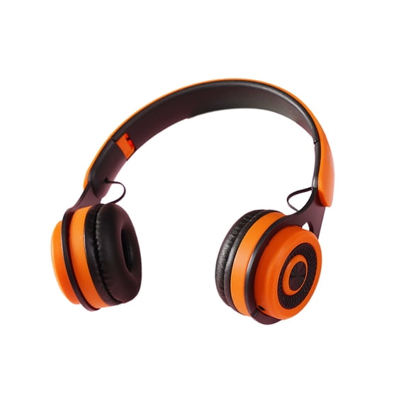 COFEST New Bluetooth Headset Headset Mobile Phone And Computer Universal Folding Children Learning Wireless Bluetooth Orange