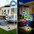thumbnail image 1 of COFEST Outdoor Colorful Solar Wind Chime Light LED Rotating Wind Chime Light Courtyard Light Decoration Wind Chimes Outdoor Deep Tone Black, 1 of 9