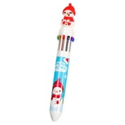 COFEST Pen,Multi Color Press Pen For Children,Students,And Children,10 Color Ballpoint Pen For Christmas Gifts,Blue,