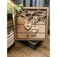 thumbnail image 1 of COFEST Personalized Couple Wood Plaque with Name, Romantic Gifts for Her Him, Couple Gifts for Husband Wife, Anniversary Wedding Gifts for Couples, Just Married Decorations color, 1 of 7