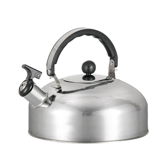 COFEST Pitchers,Tea Kettle For Stove Top,Whistling Stovetop Tea Kettle,Stainless Steel Red Whistling Tea Pot With Ergonomic Handle,Teapot Whistling Kettle For Stove.,Silver,