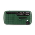 thumbnail image 1 of COFEST Portable AM/FM/SW Radio with Hand Crank, Rechargeable Battery, USB Cellphone Charger, and Emergency Flashlight for Camping and Outdoor Activities Green, 1 of 7