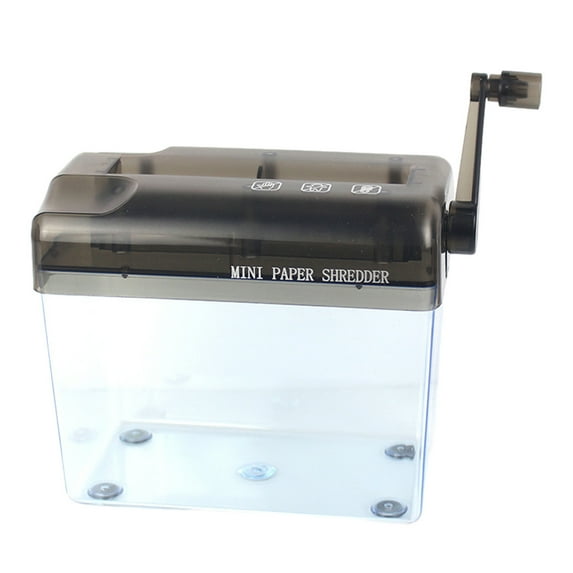 COFEST Portable Mini Manual Paper Shredder, Black