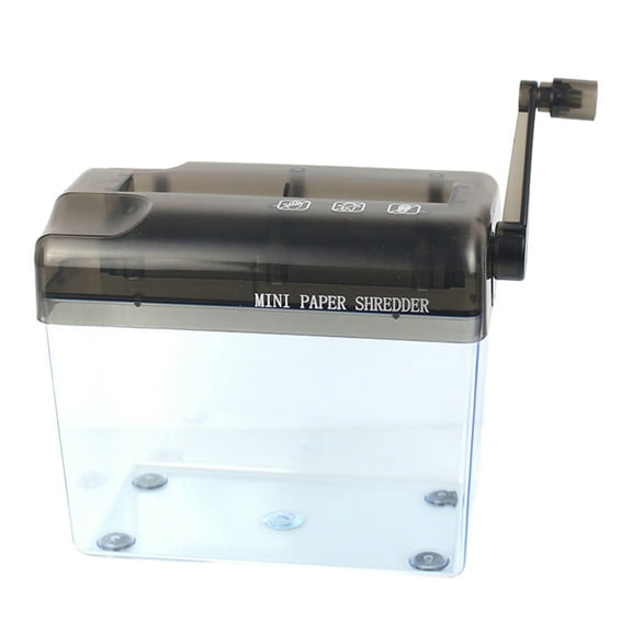 COFEST Portable Mini Manual Paper Shredder, Black