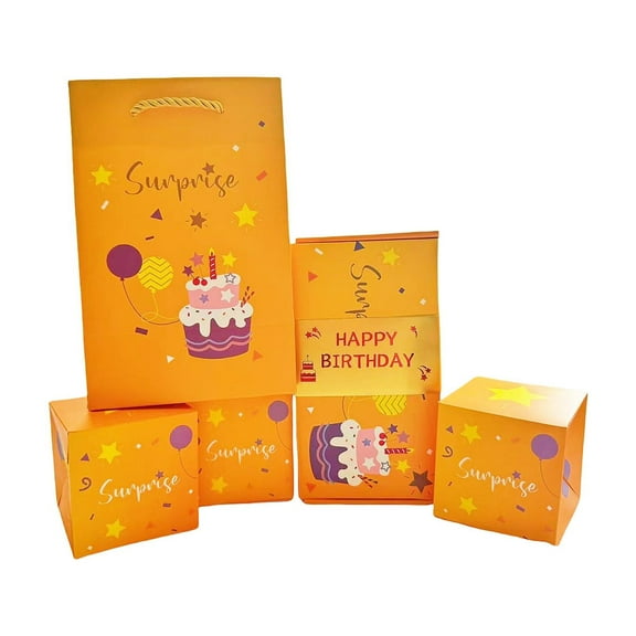 COFEST Romantic Red Surprise Gift Box Set with Pop-Up Feature - Perfect for Birthdays, Proposals, and Special Occasions. C