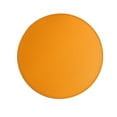 thumbnail image 1 of COFEST Round Leather Placemat Solid Colour Faux Leather Placemats, Coffee Mats, Kitchen Table Mats,, Easy To Clean Kitchen Table Mats Yellow, 1 of 1