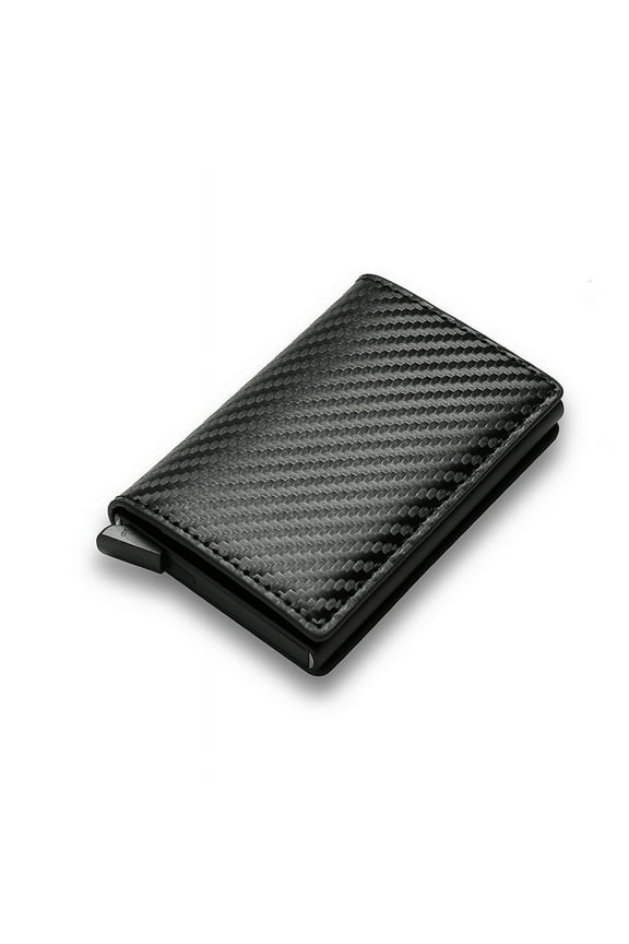 Smart Wallet Automatic Card Ejection, Metal Card Holder with Blocking Tech, RFID-Blocking Wallet for Credit Cards, Sleek Modern Wallet with One-Click Access F