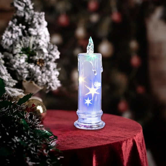 COFEST Starlight Simulation Electronic Candle Night Light - Battery-Operated, Warm Ambiance for Bedroom, Living Room, and Holiday Decorations