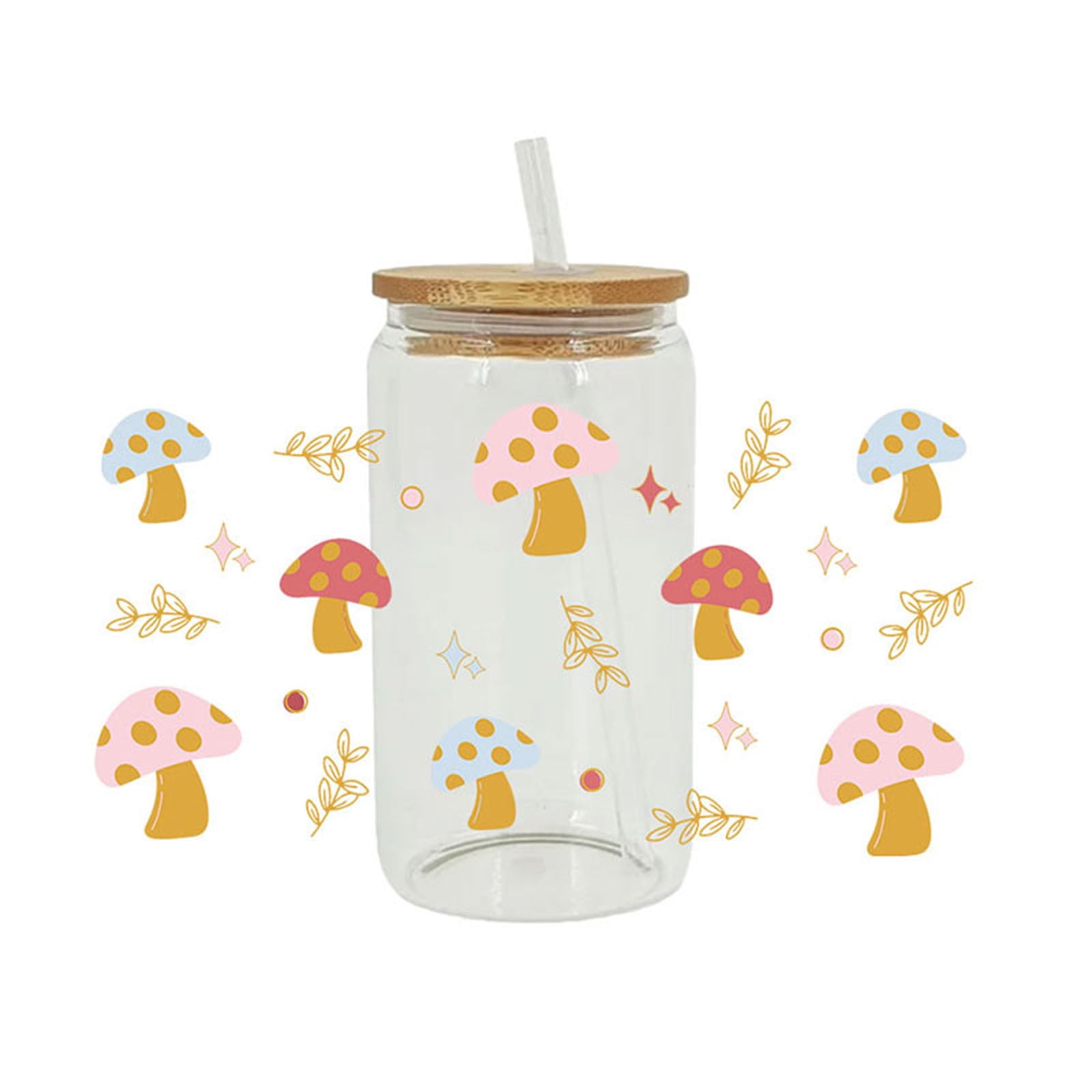 COFEST Stickers,Cup Wrap Transfer Stickers,Fall Leaves Decorative Sticker  For Cups,Mugs,Tumbler,Bottles,Dishes Ect,I, 
